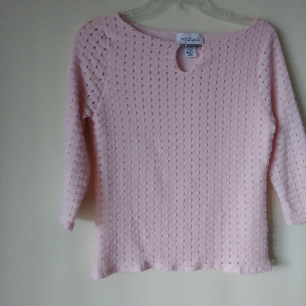Peck & Peck Eyelet Styled Blouse